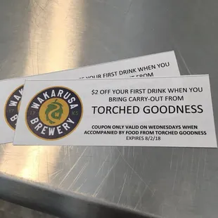 Local brewery deal $2 off