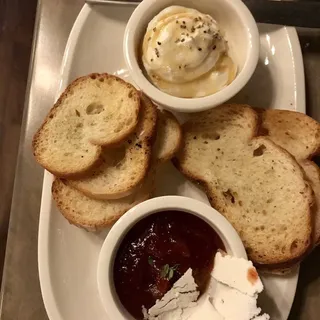 Whipped Ricotta and Tomato Fig Jam