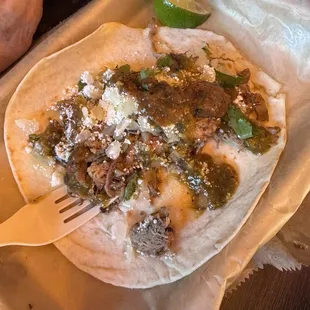 Green Chili Pork Tack