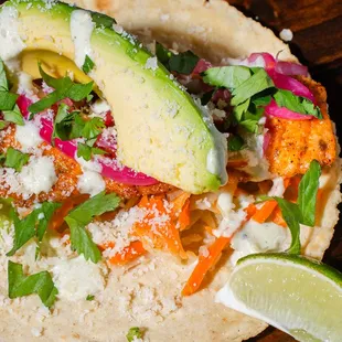 Limited Time Only - October Taco of the Month - The Baja Salmon