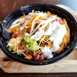 Chicken Burrito in a Bowl