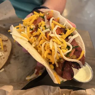 Republican taco- looked like something I made at home.  Lol.