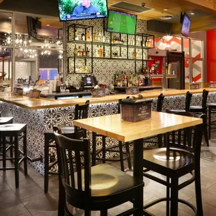 interior, sushi and sashimi