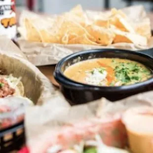 a variety of food items