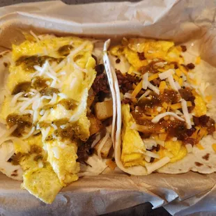 Breakfast Tacos Chorizo