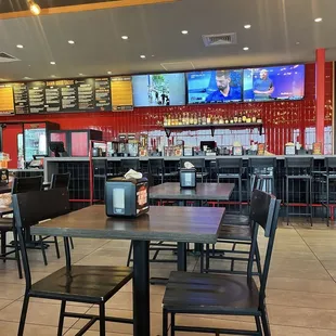 Menu and order entry
