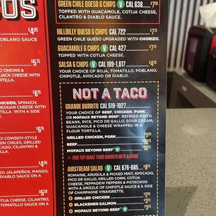 Menu - Chips/Dips