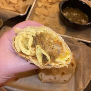 Breakfast burrito