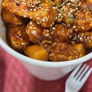 swicy popcorn chicken