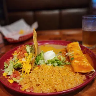 a plate of food