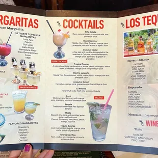 Drinks Menu