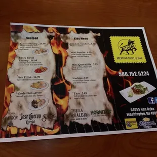 Current menu, it&apos;s short and to the point. Get 1 of everything- it&apos;s all amazing!
