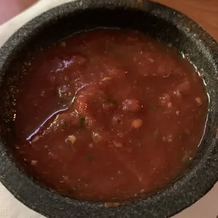 This red salsa looks so simple yet it&apos;s packed with tons of flavor!