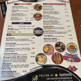 menu, sushi and sashimi
