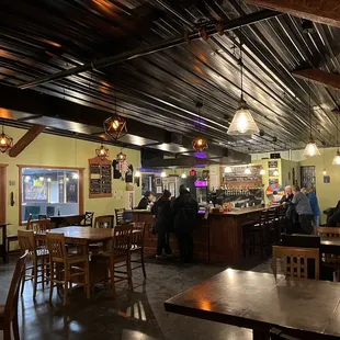 people sitting at the bar