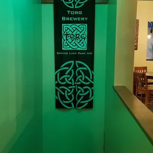 the entrance to the restaurant