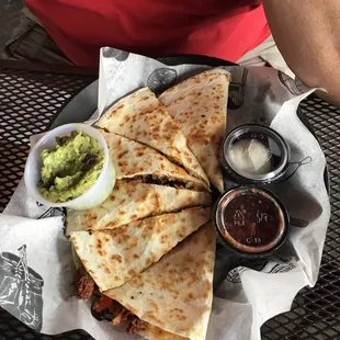 Beef quesadilla