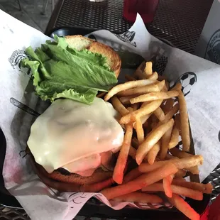 Mushroom Swiss Burger