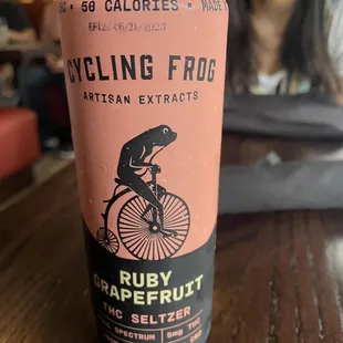 CBD infused non alcoholic drink. Definitely recommended