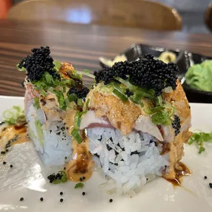 Is that actual caviar on our Picante-roll?!