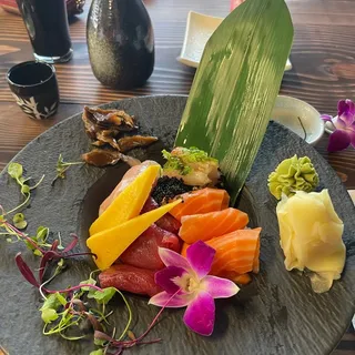 Chirashi Bowl with Miso soup