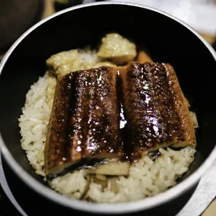 eel w/ ikura kamameshi
