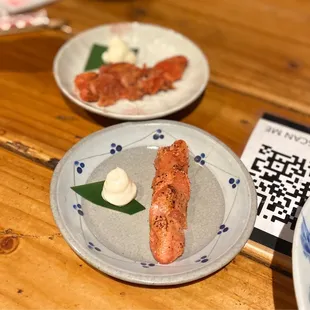 Grilled mentaiko