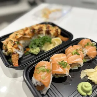 Salmon Lover Roll Dragon Roll