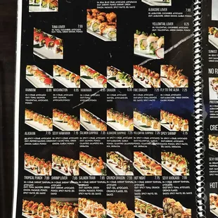 Menu page 3