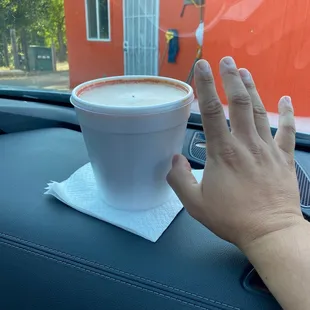 $16 dollars for a "large" menudo and a drink... what a rip.