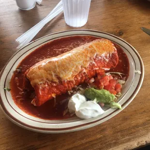 carne abodado burrito. so fire.