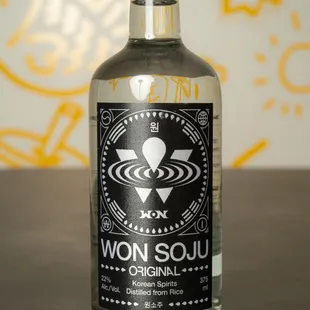 a bottle of woni soul gin
