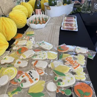Citrus themed baby shower