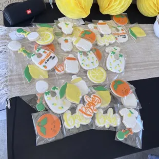Citrus themed baby shower