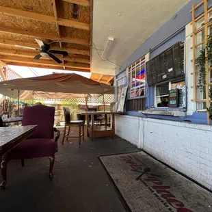 Inside where you order and sit