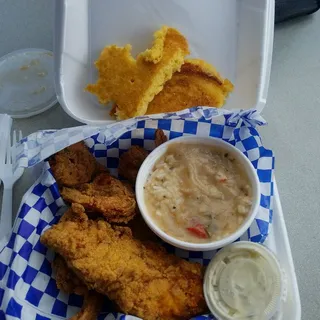 Red Snapper & Prawns