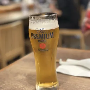 Sapporo draft beer