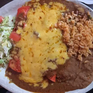 a plate of food