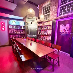 interior, sushi and sashimi