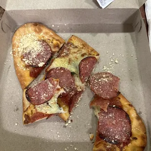 Pepperoni pizza.