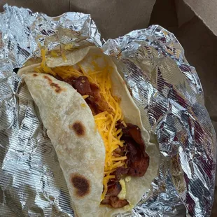 Breakfast taco