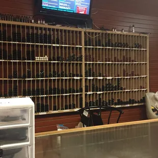 various bottles of juice in stock you can find anything you'd like here and you can create your own juices