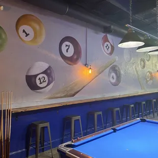 billiards and pool tables