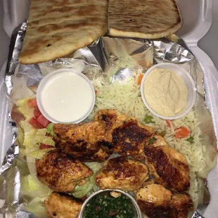 mediterranean, Greek, and American food made fresh to the order!