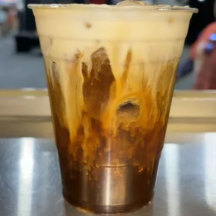 Cold Brew and vanilla foam