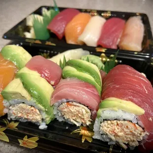 Rainbow Tornado Roll