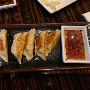 Gyoza- this is yummy and so far, the best thing on the menu