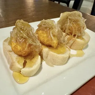 Fried Goat Cheese on Toast