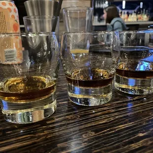 Flights of rum