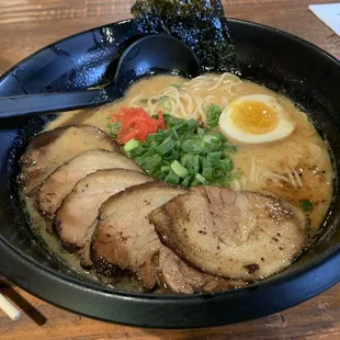 Spicy Tonkotsu Ramen w/ extra Pork Chashu